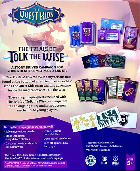 The Quest Kids The Trials of Tolk The Wise Expansion