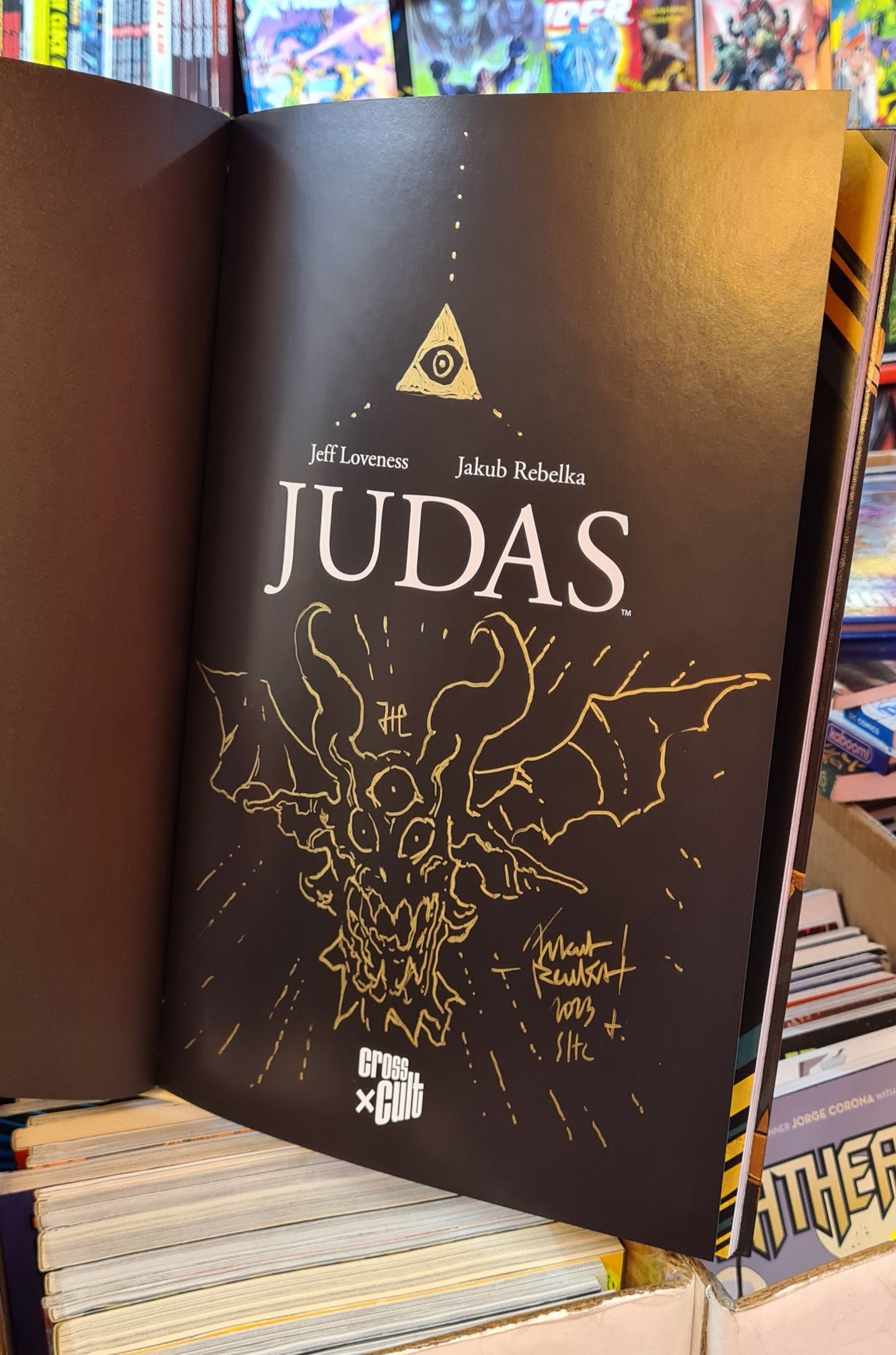 JUDAS Hardcover (Sketch 2 + Signed)