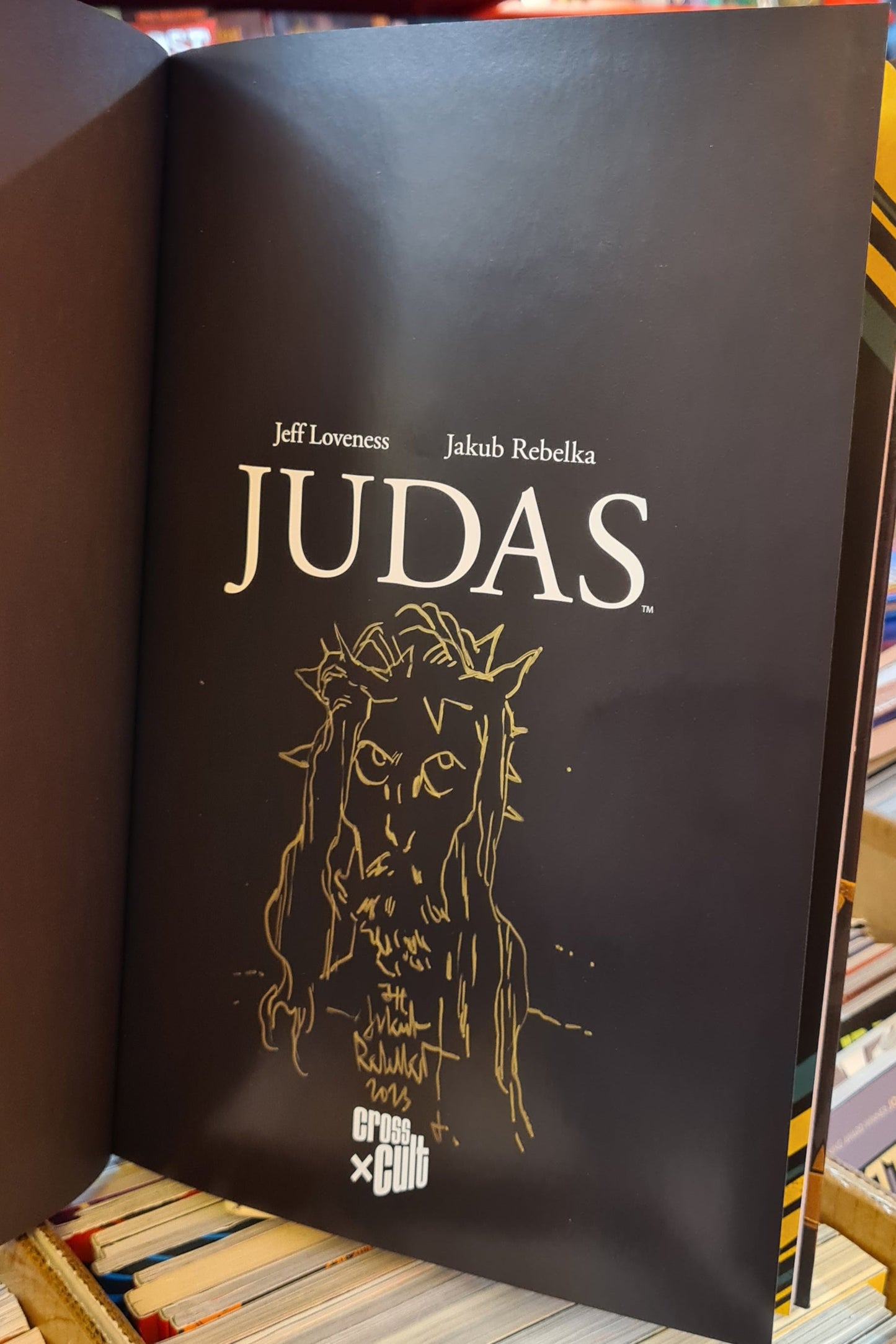 JUDAS Hardcover (Sketch 3 + Signed)